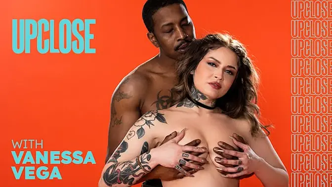 Tattooed beauty Vanessa Vega takes a huge dick