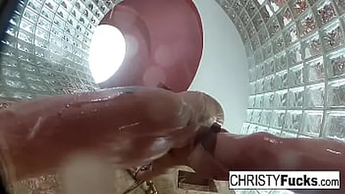 Tattooed Brunette Lesbians Play in the Shower