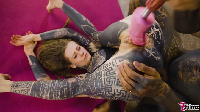 Tattooed Couple Destroying Each Other – Hard Pounding & Deep Anal