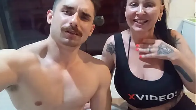 Tattooed MILF gives sloppy blowjob and rides big cock