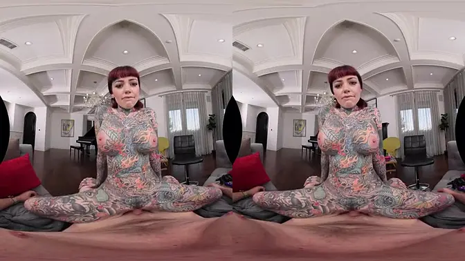 Tattooed spy babes get wild