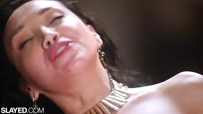 Tattooed vixens battle to out-cum each other in wildest sex toy session