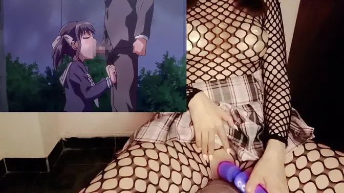 Teacher's busty wife teaches teen beauty in hentai encounter