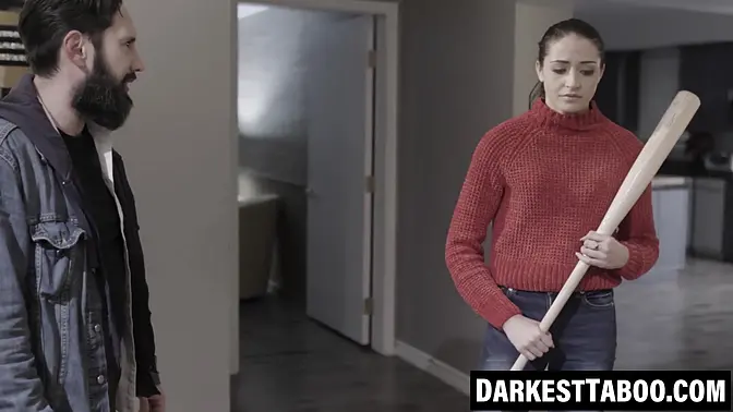 Teen Avi Love tricked into deepthroat facial