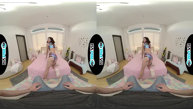 Teen babe eats pussy and gets fucked hard in POV