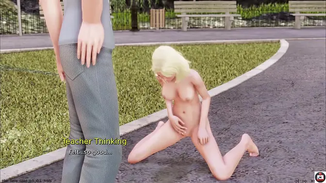 Teen babe rides big cock in public - PT 29