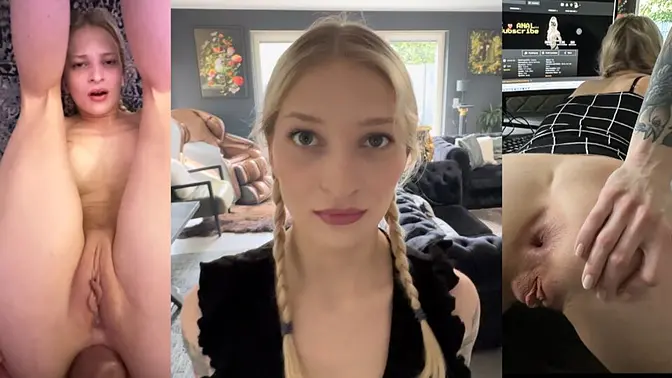 Teen Blonde Amateur Gives It All with Big Dick