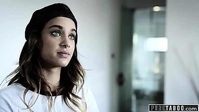 Teen boy shaves his legs and gets fucked by his lesbian girlfriend