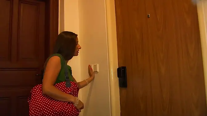 Teen sweetheart seduces her friend's older neighbor