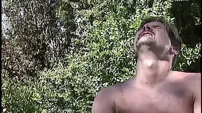 Teen with small tits enjoys getting fucked outside