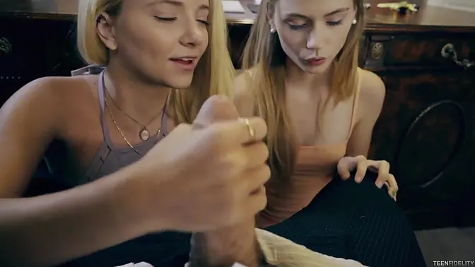 Teenfidelity 300: Hannah Hays & Riley Star's wild sex party