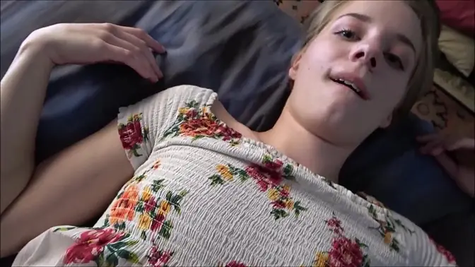 Therapy session turns into taboo teen POV creampie