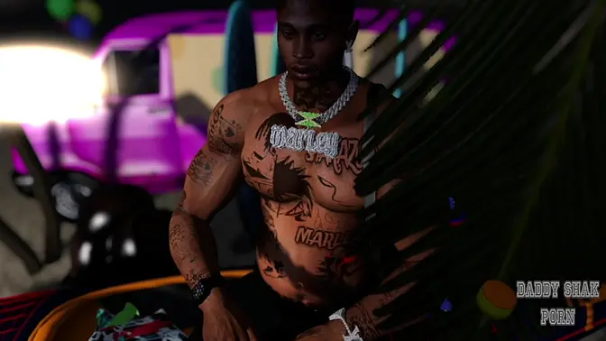 Thick bitch rides cock on the beach