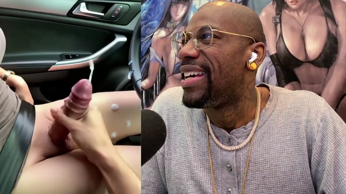 Thick-bodied white girl deepthroated and cums on big cock