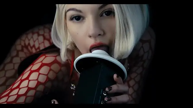 Three guys have their way with a gorgeous white-haired girl