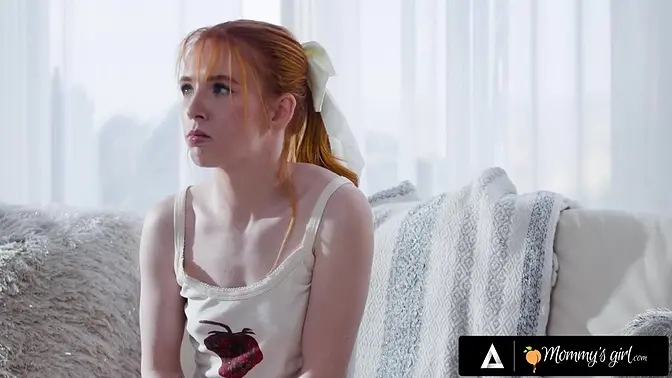 Three sexy milfs gang bang their hot young girlfriend