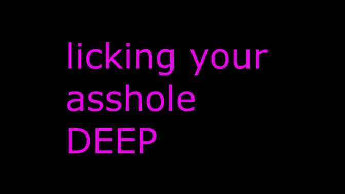 Tight MILF asshole licked and spanked with rough audio porn