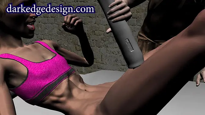 Two German women scene orgasms in 3D animation