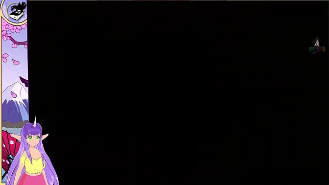 Two gorgeous Vtubers get their big boobs played with in a hot anime gaming session