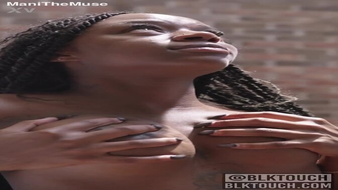 Two hot ebony lesbians enjoy strap-on sex and more