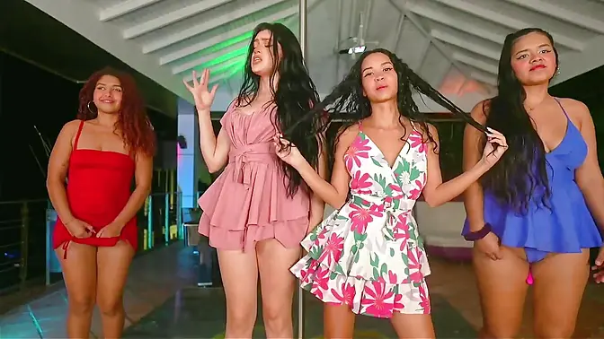 two latinas penetrate her friend's pussy and asshole GGmansion