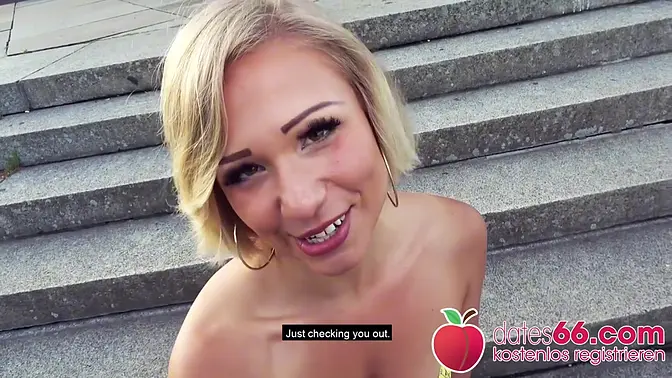 Two Teens in Berlin Flash Publicly and Get Lucky