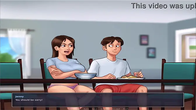 Uncensored animated session with busty anime babes