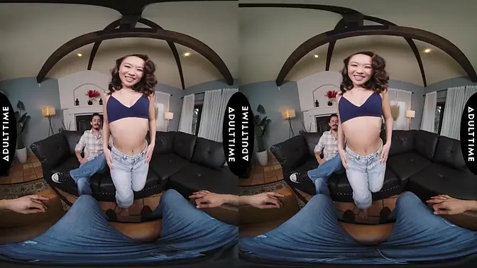 UP CLOSE VR - Cuckold Man Wants To Watch You Fuck His Girlfriend Kimmy Kimm On Livestream - POV