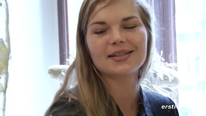 Viktoria Fingers Her Hairy Pussy