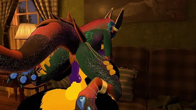 Virtual Reality Furry Anal session