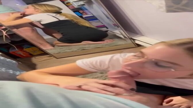 Watch Blonde German Teen Gets Facial