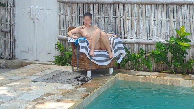 Watching step sis naked he couldn't resist masturbating