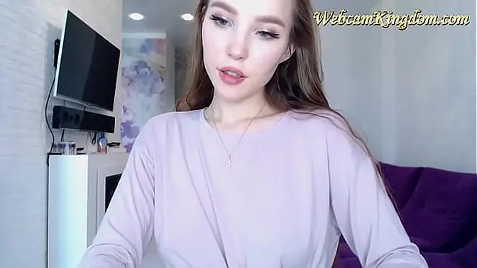 Webcam babe with big boobs and ass gets spanked by her rich boyfriend