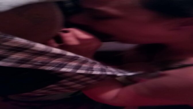 White dude gets his cock sucked for five minutes