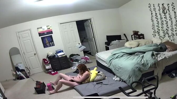 Wife caught jerking off with humongous dildo