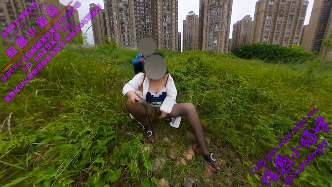 Wife shows her skirt and lets strangers touch her.