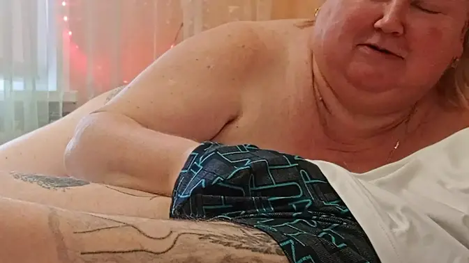 Wife swallows son's cum while giving him a deepthroat blowjob