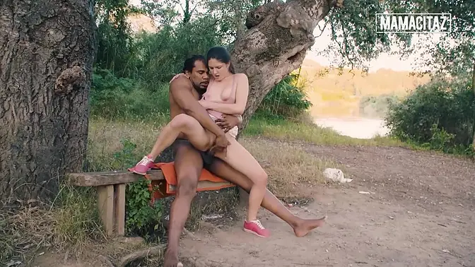 Wild Forest Fuck with Black BBC