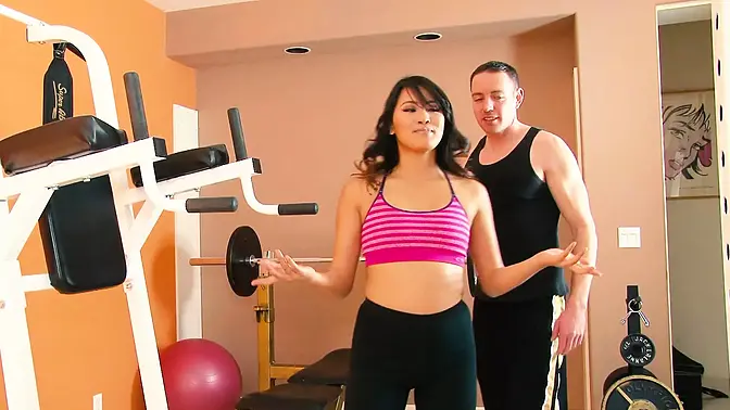 Young Asian princess Angelina Chung's raw 18th birthday sex