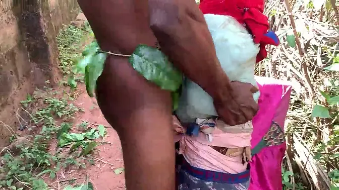 Young black stud cums inside fat chick