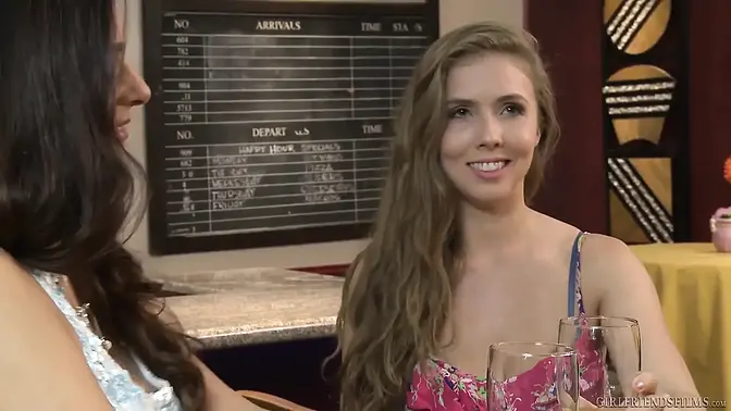 Young cheerleader's first orgasm with older girlfriend's friend