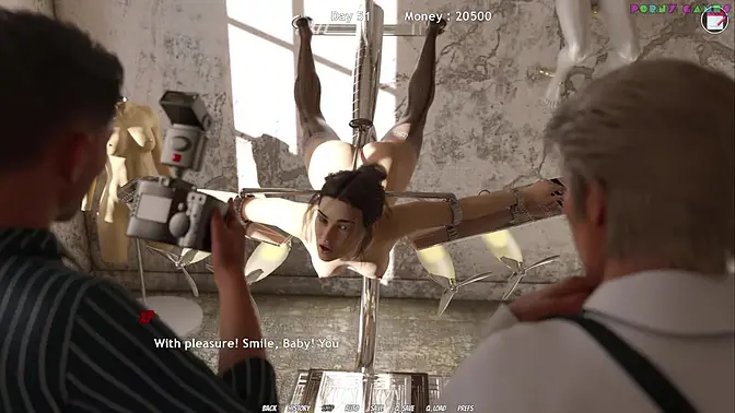 Young couple subjected to humiliating photoshoot in 3D animation