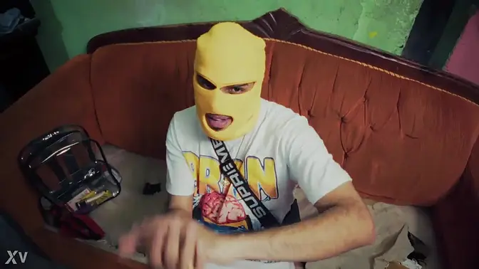 Young sexy European babe with natural tits gets fucked hard