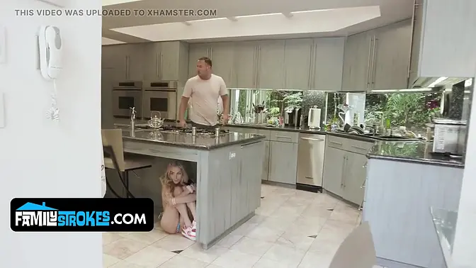 Young Step Sis seduces old BF with huge boobs