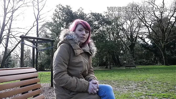 Young teen's first porn audition - 18 years old and skinny