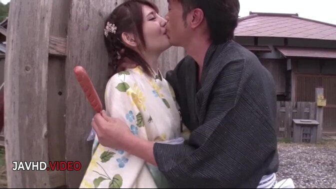 Yua Ariga, a seductive Japanese babe with big tits and a hunger for cock,