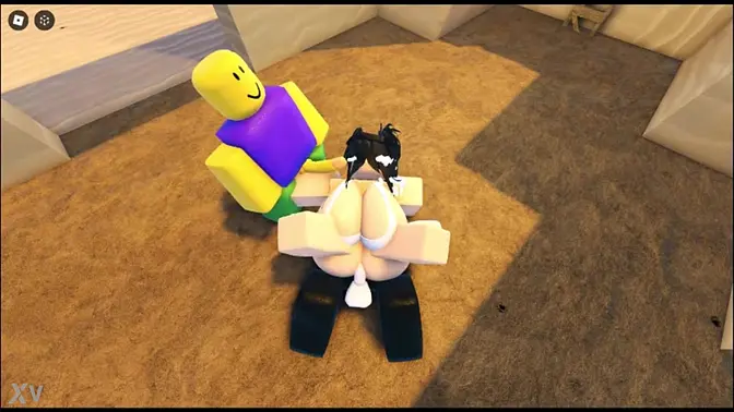 Zaki gets a hard pounding in Roblox game